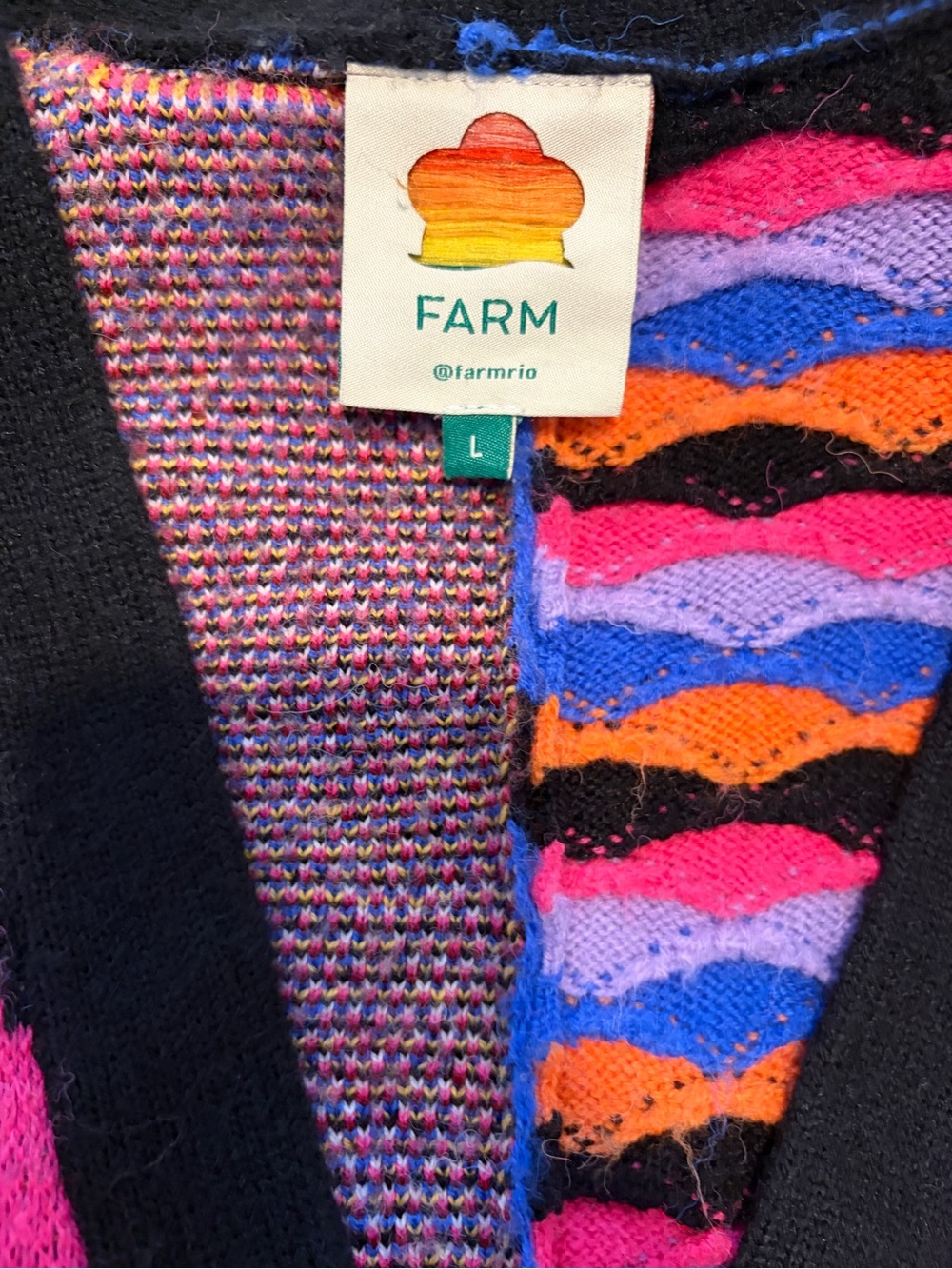 Farm Rio Cardigan Size Large - Picture 6 of 8